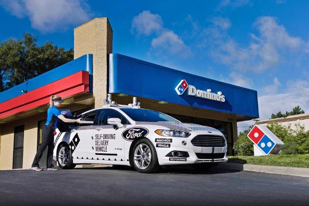 Your Domino’s pizza to be delivered via driverless car soon