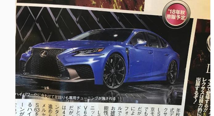 600 hp Lexus LS F to wing its way into Tokyo Motor Show?