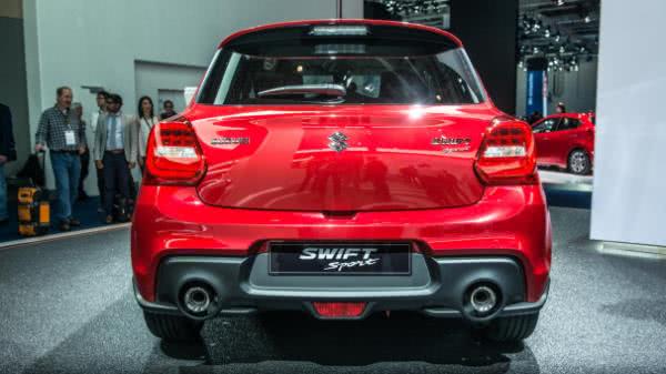 Suzuki Swift Sport 2018 rear view
