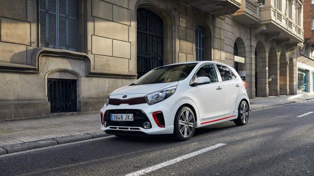 Kia Picanto 2018 on the street