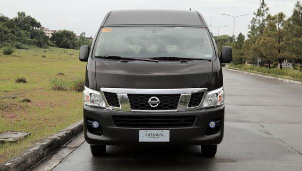 The Urvan Premium 2018 front view