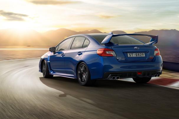 Subaru WRX STI is getting prevailed by strong competitors Subaru WRX STI 2018 angular rear