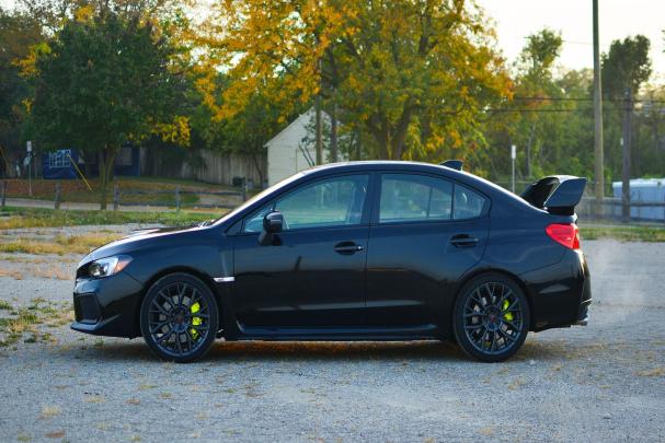 Subaru WRX STI 2018 side view