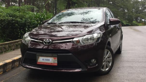 Angular front of a Toyota Vios 2018