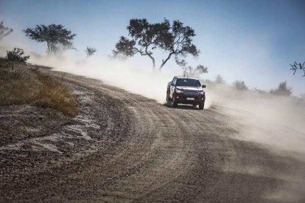 Toyota Hilux 2018 on the road