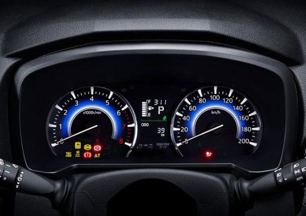 Toyota Rush 2018 analog gauges
