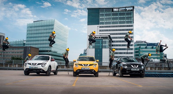 3 models of nissan juke 2018 outdoor