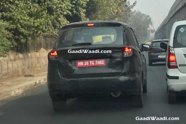 All-new Suzuki Ertiga 2018 spied in India