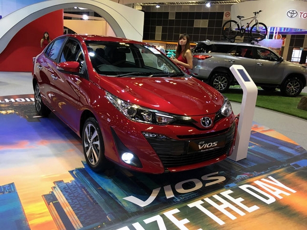 Toyota Vios 2018 showcased in Singapore