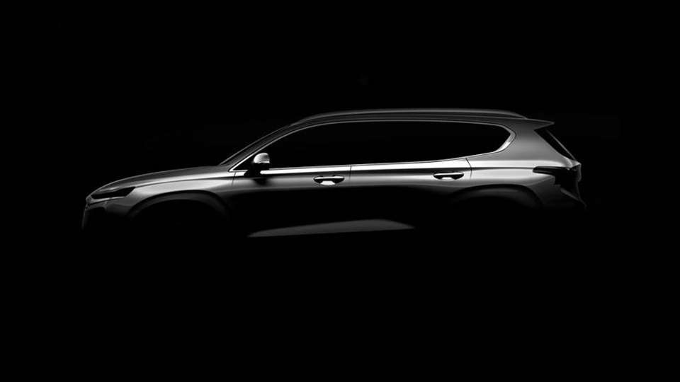 Hyundai Santa Fe 2019 teased ahead of world debut in March