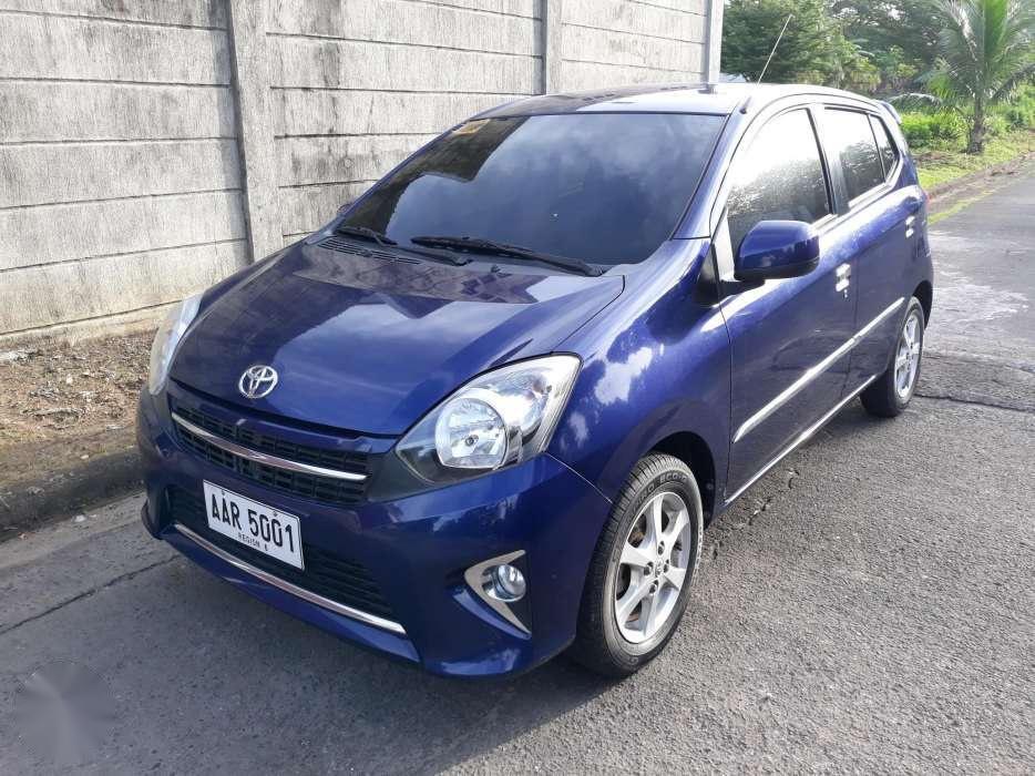 Fresh 2014 Toyota Wigo G AT Blue HB For Sale 360322