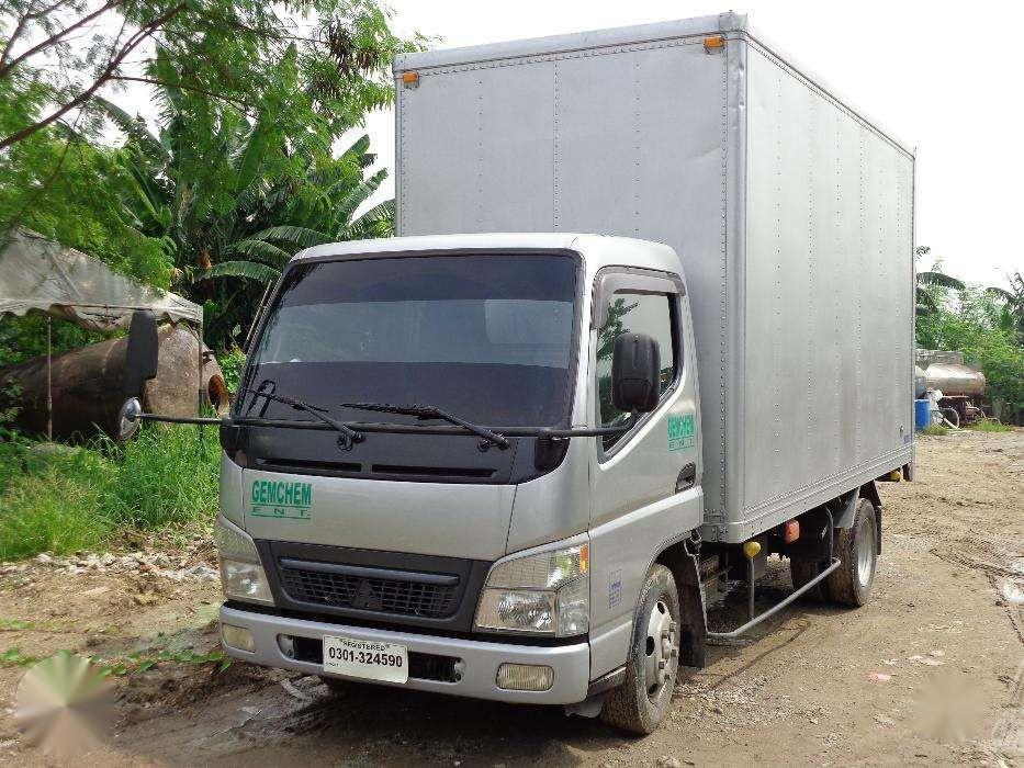 2006 Mitsubishi Fuso Canter Elf Aluminum close van for sale 381357