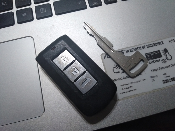 Mitsubishi Mirage G4 GLS 2013 fast key remote