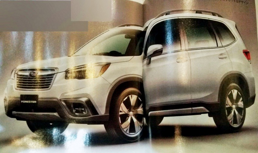 Leaked photos of Subaru Forester 2019