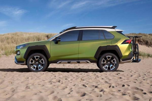 3. Toyota RAV4 2019 vs FT-AC concept: Side comparison FT-AC concept side view