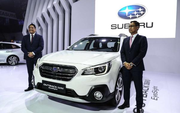 [MIAS 2018] Subaru Outback 2018 facelift and Eyesight tech debuted