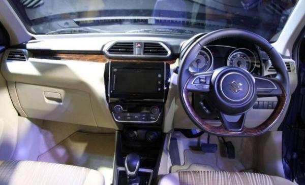 Suzuki Dzire 2018 interior vs. current Suzuki Ertiga Suzuki Dzire 2018 interior