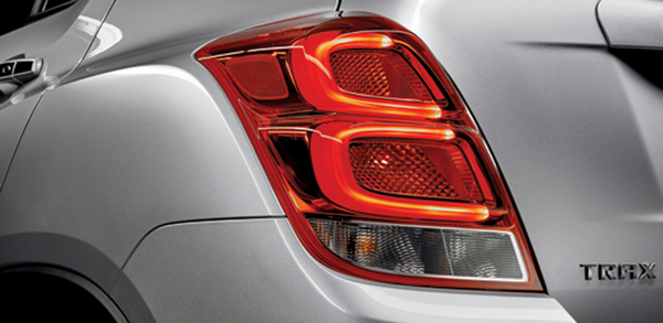 The taillight of The Chevrolet Trax 2018