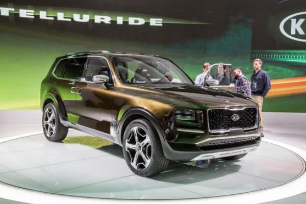 The new Kia Telluride to put on a concept-similar look