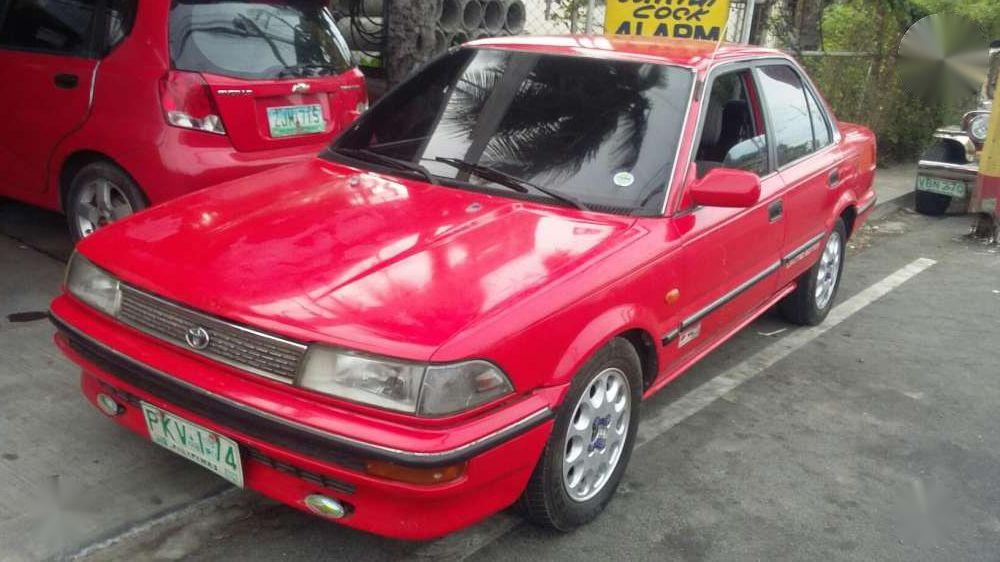 1989 Toyota Corolla GL Well Kept Red For Sale 435676