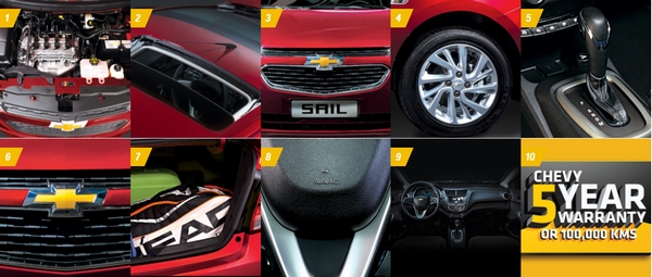 10 things to love about the Chevrolet Sail