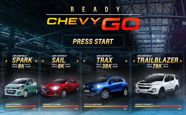 Ready - Chevy - Go promo ready to run with exciting deals