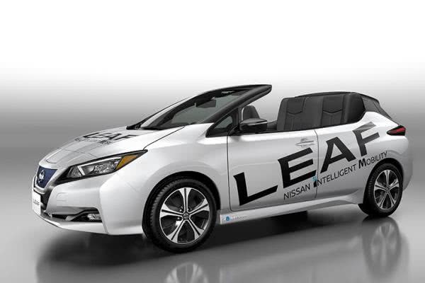 Nissan Leaf Open Car unveiled but not likely to go into production