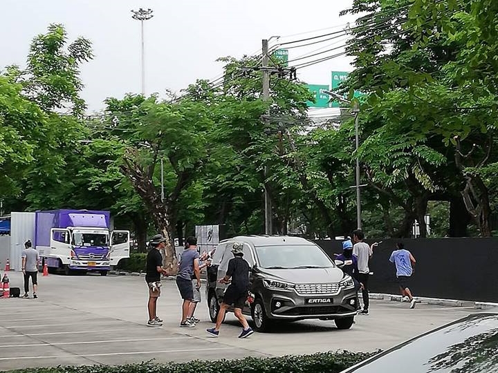 Suzuki Ertiga 2018 is captured during its promo shoot in Thailand