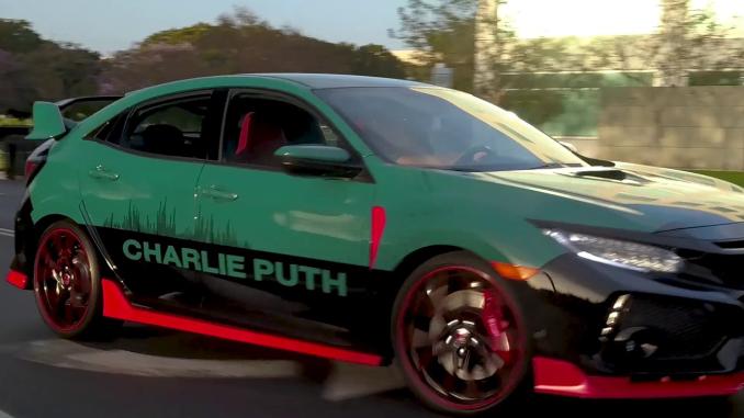 Charlie Puth Designs The Face of His own Honda Civic Type R 2018