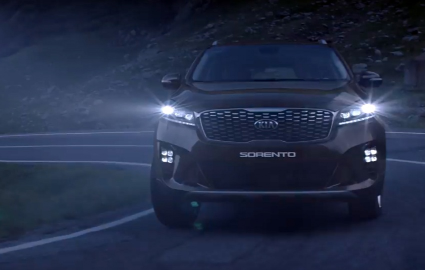 Kia Sorento 2019 facelift teased before its official launch in Malaysia