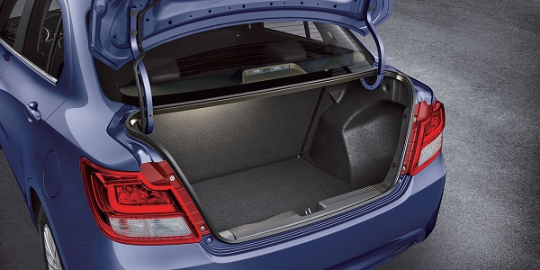 Suzuki Dzire Trunk of Suzuki Dzire 2018