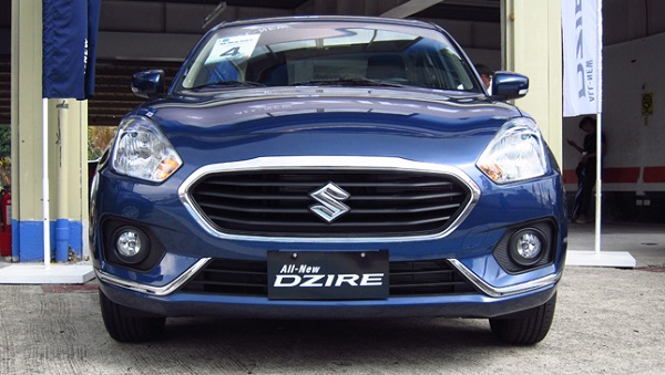 Suzuki Dzire Exterior: Front view