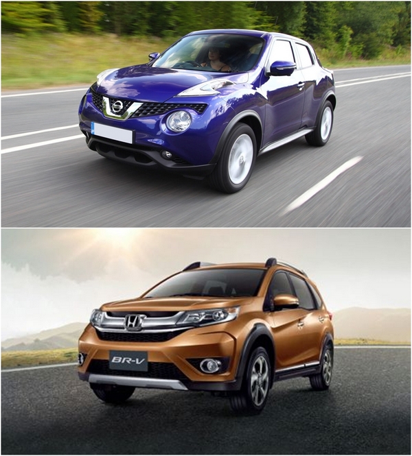 juke vs brv: exterior