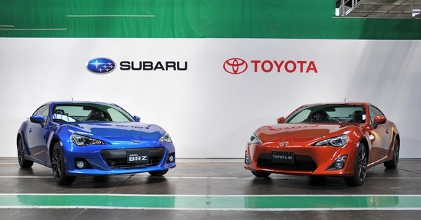 subaru brz vs toyota 86