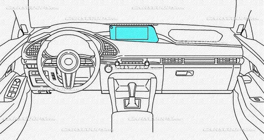 Leaked illustrations revealing the Mazda 3 2019 exterior & interior