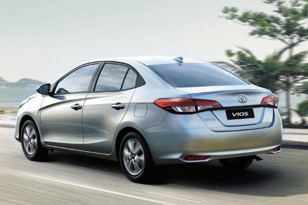 Toyota Vios 2019 angular rear