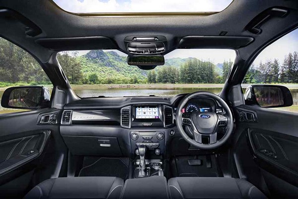 Ford Everest 2019 dashboard area