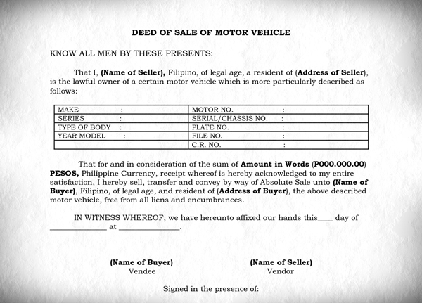 7 Important Documents Needed When Buying A Car In The Philippines