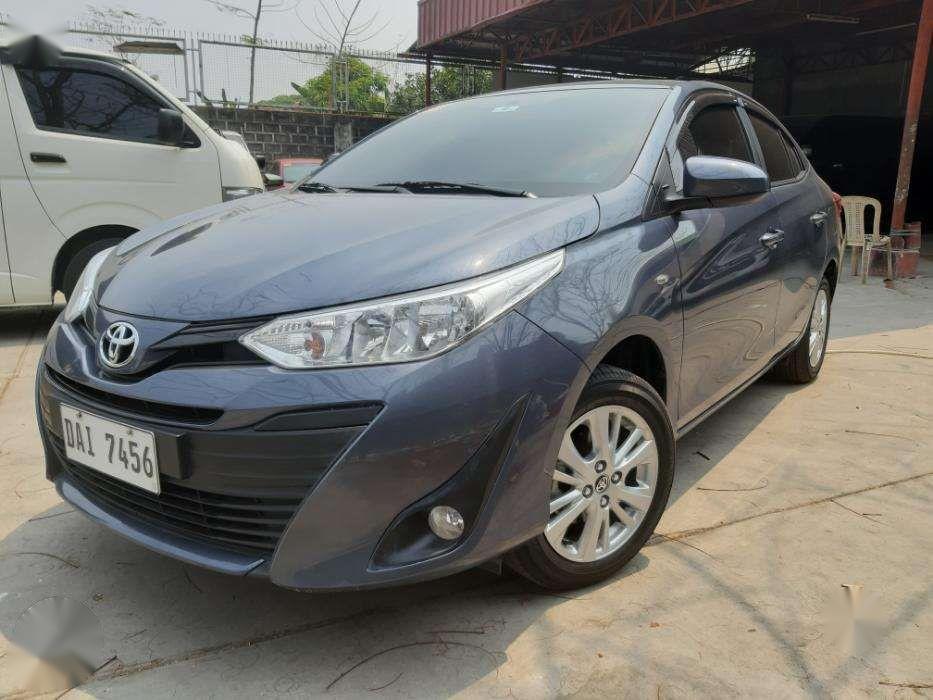 Toyota Vios E 2018 Grayish Blue FOR SALE 635304   83de238e E F87e 