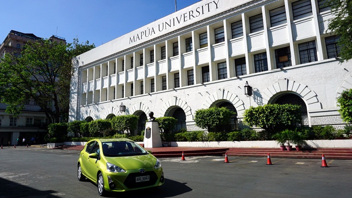 Toyota Hybrid Electric Vehicles on tour in Philippine Universities