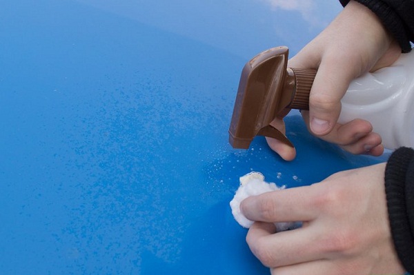 remove gum from car paint