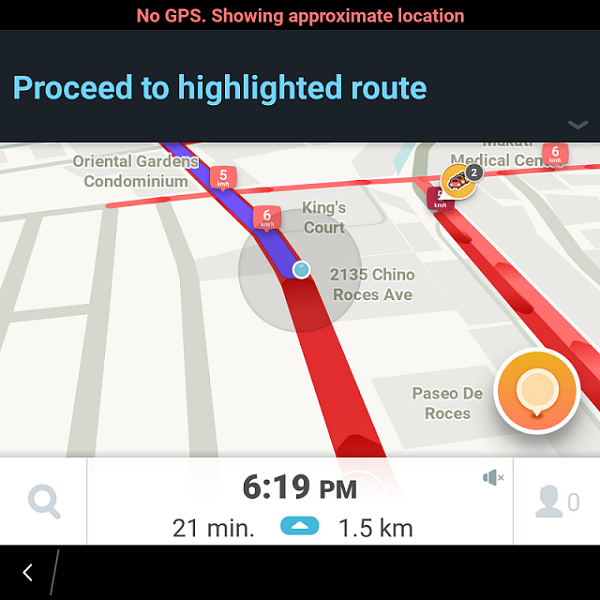 download waze location not working