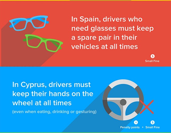 20+ Weird Driving Laws Around The World