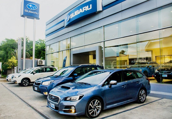 Subaru has offered excellent after-market customer services A picture of a Subaru dealership