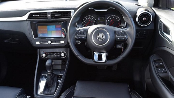 A picture of the MG ZS 2019 dashboard