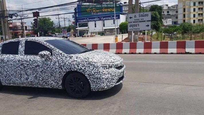 [Spy shots] Honda City 2020’s first look on street-trial