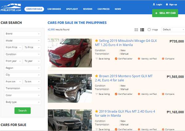 Philkotse.com provides an extensive listing of cars for sale at cheap price in the Philippines Car for sale on Philkotse.com
