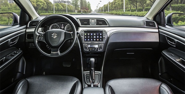 A picture of the Suzuki Ciaz's dashboard