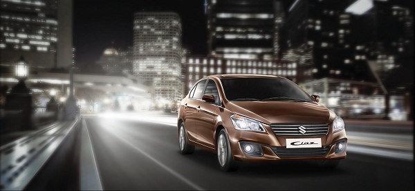 A picture of a brown Suzuki Ciaz 2019