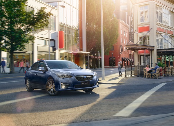 2019 Subaru Impreza on the road